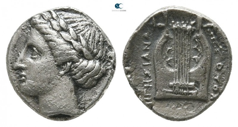 Ionia. Kolophon 350-330 BC. Hegesianax, magistrate
Diobol AR

9mm., 0,89g.
...
