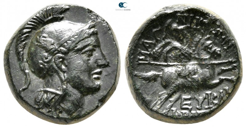 Ionia. Magnesia ad Maeander 145-100 BC. Eukles and Kratinos, magistrates
Bronze...