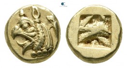 Ionia. Phokaia  circa 625-522 BC. Myshemihekte - 1/24 Stater EL