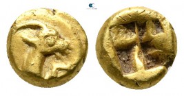 Ionia. Uncertain mint circa 600-550 BC. Myshemihekte - 1/24 Stater EL. Milesian standard