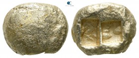 Kings of Lydia. Sardeis. Alyattes circa 610-560 BC. Trite - Third Stater EL. Lydo-Milesian standard