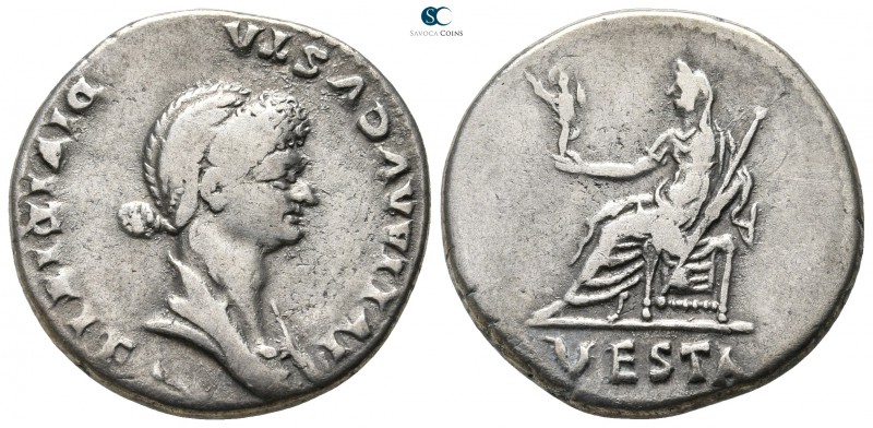 Ionia. Ephesos. Diva Julia Titi,wife (and niece) of Domitian AD 79-91. Struck un...