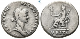 Ionia. Ephesos. Diva Julia Titi,wife (and niece) of Domitian AD 79-91. Struck under Domitian, AD 82. Cistophoric tetradrachm AR