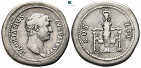 Ionia. Unidentified C mint. Hadrian AD 117-138. Struck after AD 128. Cistophoric tetradrachm AR