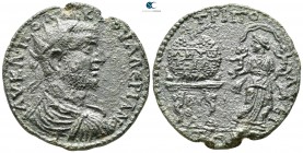 Lydia. Tripolis. Valerian I AD 253-260. Bronze Æ