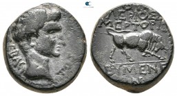 Phrygia. Eumeneia-Fulvia . Tiberius AD 14-37. Bronze Æ