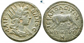 Phrygia. Hierapolis . Pseudo-autonomous issue circa AD 218-222. Time of Elagabalus. Bronze Æ
