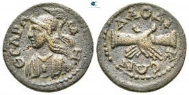 Phrygia. Laodikeia ad Lycum. Pseudo-autonomous issue AD 198. Time of Caracalla and later. Bronze Æ