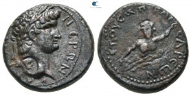 Cilicia. Anazarbos. Nero AD 54-68. Dated CY 86=AD 67/8. Bronze Æ