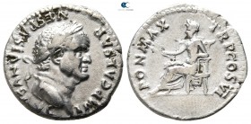 Vespasian AD 69-79. Rome. Didrachm AR