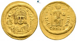 Justin II AD 565-578. Constantinople. 8th officina. Solidus AV