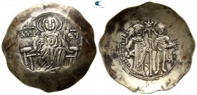 Manuel I Comnenus AD 1143-1180. Struck circa AD 1160-1167(?). Thessalonica. Aspron Trachy EL