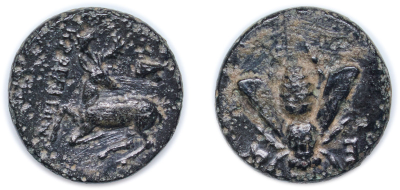 Greece (ancient) Ionia Ephesos ca. 400-300 BC AE (Arxippo, Bee & Stag) Bronze 2....
