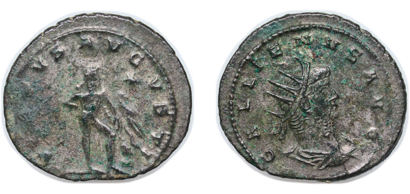 Rome Roman Empire 260-268 BL Antoninianus - Gallienus (VIRTVS AVGVSTI; Hercules)...