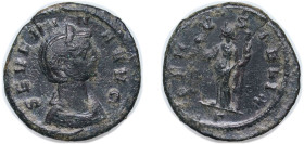 Rome Roman Empire 270 - 275 Γ BL Denarius - Ulpia Severina (VENVS FELIX; Venus) Billon Rome Mint 3g VF RIC V.1 6 OCRE ric.5.seva.6