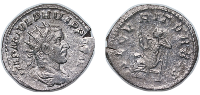 Rome Roman Empire 244 - 247 AR Antoninianus - Philippus I (SECVRIT ORBIS; Securi...