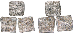Islamic states Almohad Caliphate Islamic states 1121 - 1269 Square Dirham - Anonymous (3 Lots) Silver AU Mitch WI 421