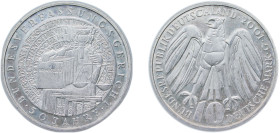 Germany Federal Republic of Germany 2001 G 10 Deutsche Mark (Federal Constitutional Court) Silver (.925) Karlsruhe Mint (2000000) 15.5g BU KM 206 J 48...