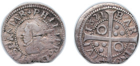 Spain Principality of Catalonia Spanish states 1631 Croat - Felipe IV Silver (.931) Barcelona Mint 3g VF KM 23