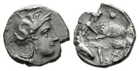 Calabria, Tarentum Diobol circa 325-280