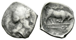 Lucania, Thurium Triobol circa 300-280