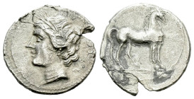 Bruttium, Locri Quarter of shekel circa 215-205