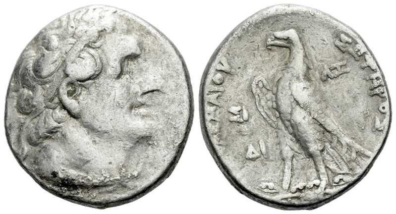 The Ptolemies, Ptolemy II Philadelphos. 285-246 Tetradrachm, Sidon 249-248, AR 2...