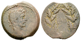 Egypt, Alexandria Octavian as Augustus, 27 BC – 14 AD Dichalkon circa 9-10 (year 39)