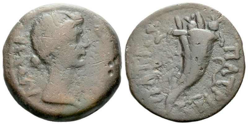 Egypt, Alexandria In the name of Livia, wife of Augustus Diobol circa 1-5 AD, Æ ...