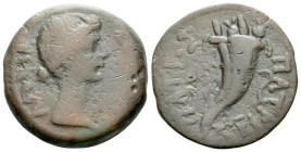 Egypt, Alexandria In the name of Livia, wife of Augustus Diobol circa 1-5 AD