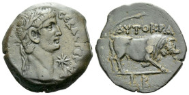 Egypt, Alexandria Claudius, 41-54 Diobol circa 41-42 (year 2)