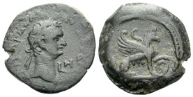 Egypt, Alexandria Domitian, 81-96 Obol circa 88-89 (year 8)