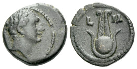 Egypt, Alexandria Domitian, 81-96 Dichalkon circa 91-92 (year 11)