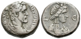 Egypt, Alexandria Antoninus Pius, 138-161 Tetradrachm circa 141-142 (year 5) - Apparently the second specimen in private hands.