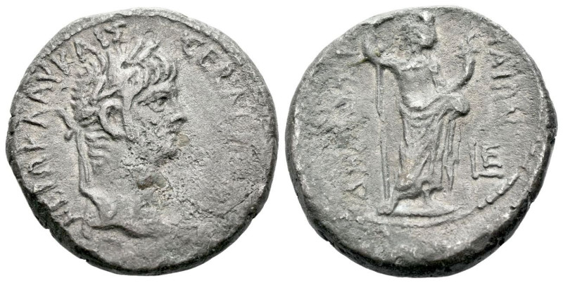 Egypt, Alexandria. Dattari. Nero, 54-68 Tetradrachm circa 58-59 (year 9), billon...