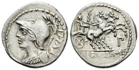 P. Servilius M.f. Rullus Denarius circa 100