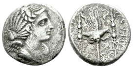 C. Valerius Flaccus. Denarius circa 82