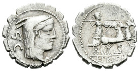 L. Procilius. Denarius serratus circa 80