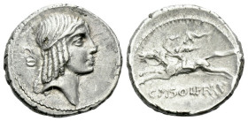 C. Piso L.f. Frugi. Denarius circa 67