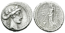 Q. Pomponius Musa Denarius circa 66