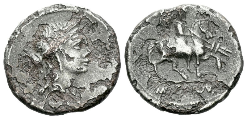 M. Aemilius Lepidus. Denarius (fouree) circa 61, AR 17.00 mm., 2.54 g.
Laureate...