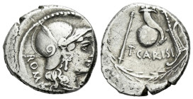 T. Carisius. Denarius circa 46