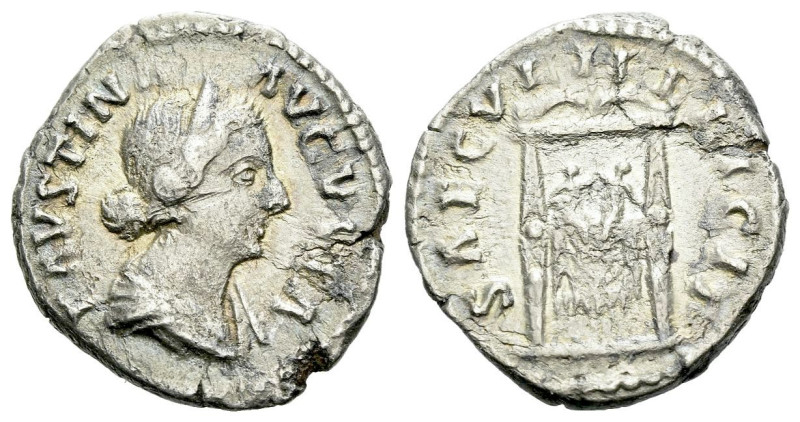 Faustina junior, daughter of Antoninus Pius and wife of Marcus Aurelius Denarius...