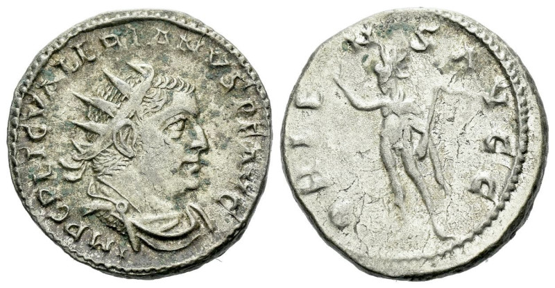 Valerian I, 253-260 Antoninianus Rome circa 255-256, billon 20.00 mm., 4.17 g.
...