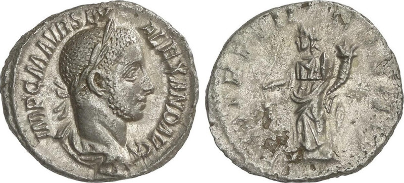 ROMAN COINS: ROMAN EMPIRE
Denario. 231-235 d.C. ALEJANDRO SEVERO. Anv.: IMP. AL...