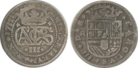 SPANISH MONARCHY: CHARLES III Pretender
2 Reales. 1711. BARCELONA. 4,40 grs. Pátina. AC-32. BC+.