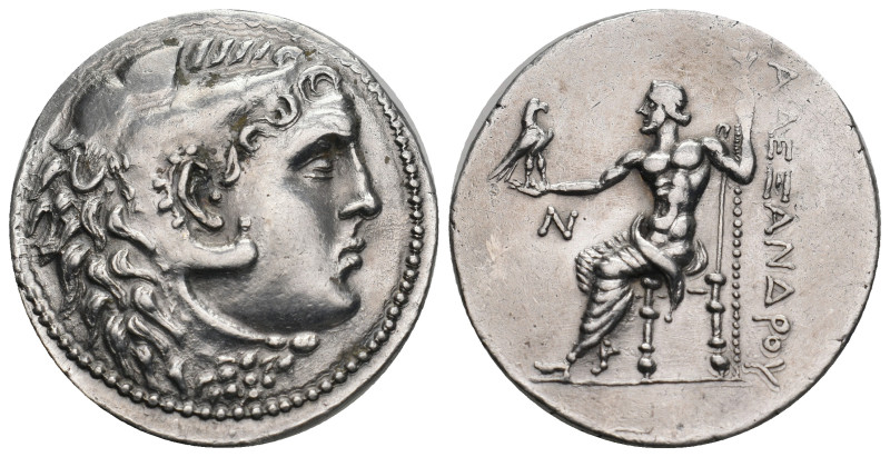 CARIA. Nisyros. Tetradrachm (Circa 201 BC). In the name and types of Alexander I...