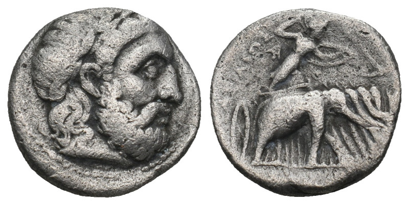 SELEUKID KINGDOM. Seleukos I Nikator (312-281 BC). AR Drachm. Seleukeia on the T...