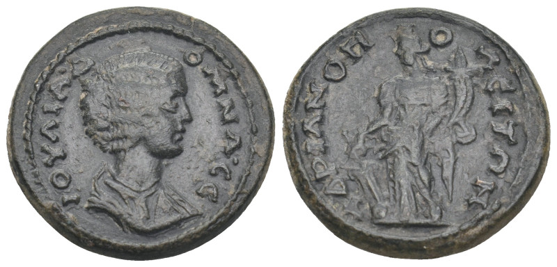 THRACE. Hadrianopolis. Julia Domna (Augusta, 193-217). Ae.
Obv: IOVΛIA ΔOMNA CЄB...