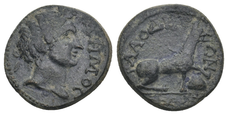 Phrygia. Laodikeia ad Lycum. Pseudo-autonomous issue circa AD 0-100.
Obv: Unbear...